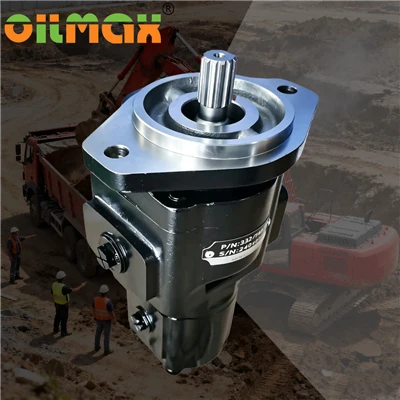 332/T4833 JCB 524/527 Сдвоенный гидравлический насос 37 + 16 CC/REV